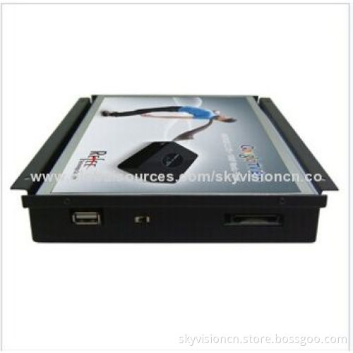 12.1-inch LCD open digital photo frame, table stand and wall-mount